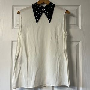 Miu Miu Embellished Collar Blouse